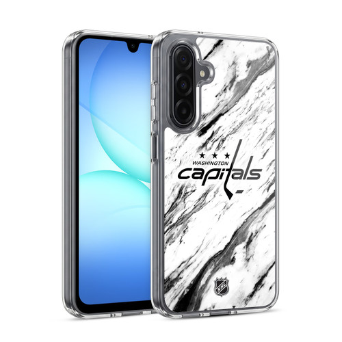 NHL Washington Capitals Marble Soft Gel Case for Samsung Galaxy A17 4G / 5G