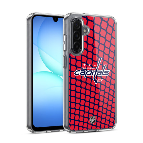 NHL Washington Capitals Net Pattern Soft Gel Case for Samsung Galaxy A17 4G / 5G