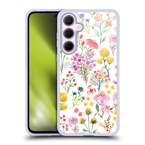 Ninola Botanical Patterns Delicate Soft Gel Case for Samsung Galaxy A35 5G