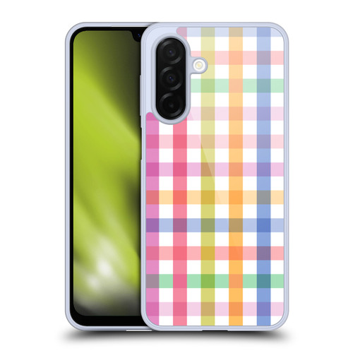Ninola Colorful Geometric Gingham Soft Gel Case for Samsung Galaxy A26 5G