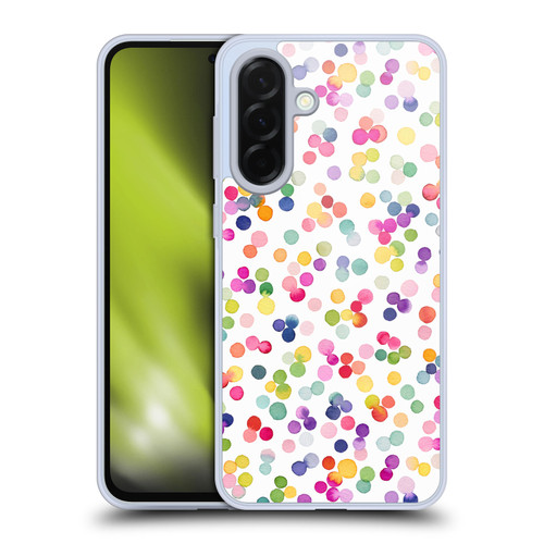 Ninola Colorful Geometric Confetti Dots Soft Gel Case for Samsung Galaxy A36 5G