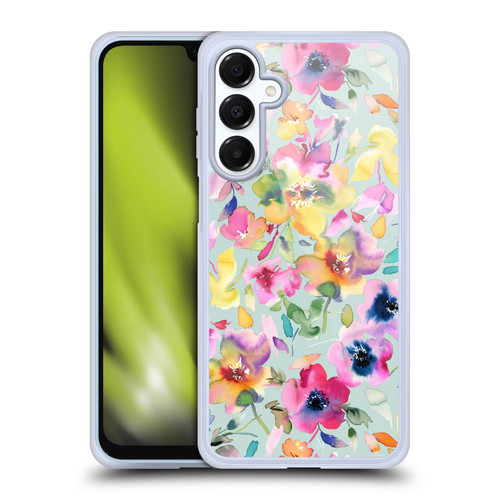 Ninola Pastel Beautiful Floral Artistic Summer Soft Gel Case for Samsung Galaxy A16 5G & MagSafe
