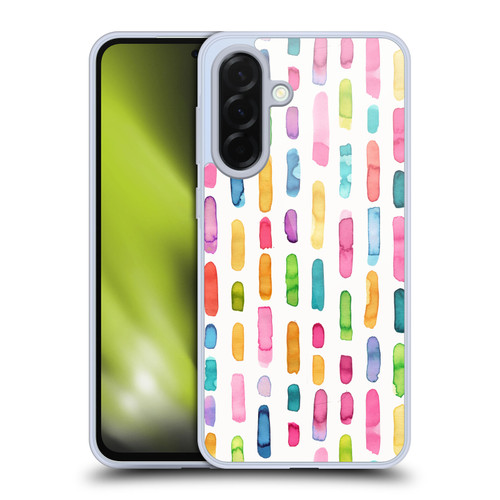 Ninola Colorful Geometric Party Stripes Soft Gel Case for Samsung Galaxy A36 5G