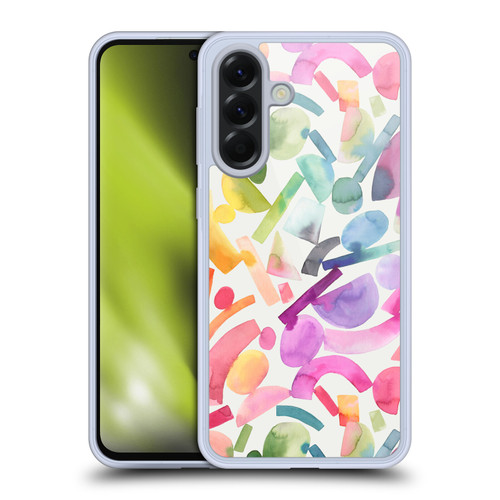 Ninola Colorful Geometric Modern Geometric Shapes Soft Gel Case for Samsung Galaxy A56 5G