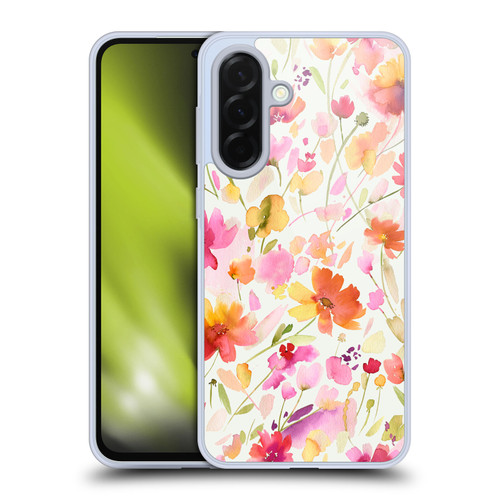 Ninola Pastel Beautiful Floral Cosmos Wildflowers Yellow Soft Gel Case for Samsung Galaxy A36 5G