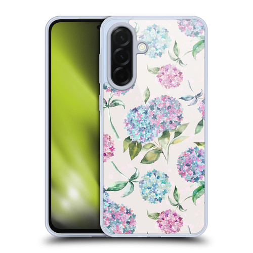 Ninola Pastel Beautiful Floral Magic Hydrangea Soft Gel Case for Samsung Galaxy A36 5G
