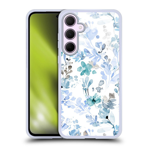 Ninola Wild Grasses Blue Plants Soft Gel Case for Samsung Galaxy A35 5G