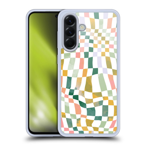 Ninola Checker Pattern Nostalgic Soft Gel Case for Samsung Galaxy A56 5G