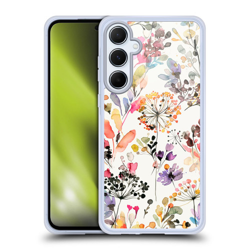 Ninola Wild Grasses Multicolor Soft Gel Case for Samsung Galaxy A55 5G
