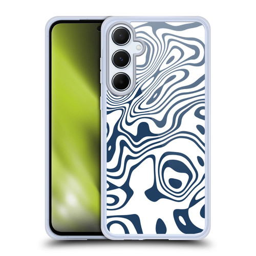Ninola Freeform Patterns Trippy Circular Shapes Soft Gel Case for Samsung Galaxy A55 5G