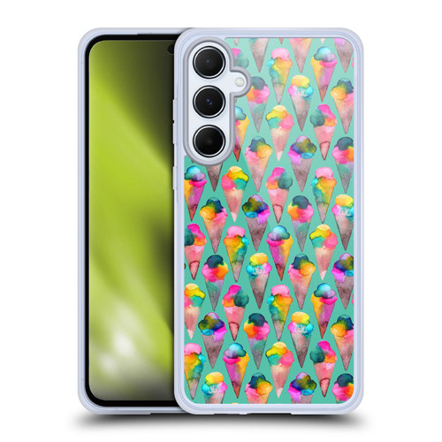 Ninola Patterns Yummy Ice Cream Soft Gel Case for Samsung Galaxy A55 5G