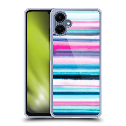 Ninola Watercolor Prints Ombre Stripes Pink Soft Gel Case for Samsung Galaxy A06 4G / 5G