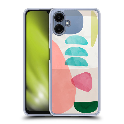 Ninola Watercolor Prints Organic Bold Shapes Soft Gel Case for Samsung Galaxy A06 4G / 5G