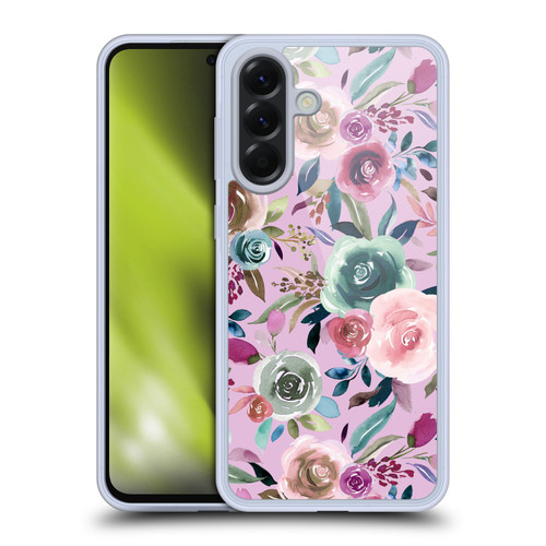 Ninola Lilac Floral Sweet Roses Soft Gel Case for Samsung Galaxy A56 5G