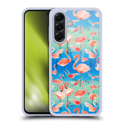 Ninola Patterns Flamingos Soft Gel Case for Samsung Galaxy A56 5G