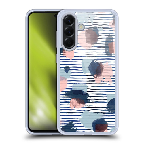Ninola Patterns Graphic Thoughts Dots Blue Soft Gel Case for Samsung Galaxy A56 5G