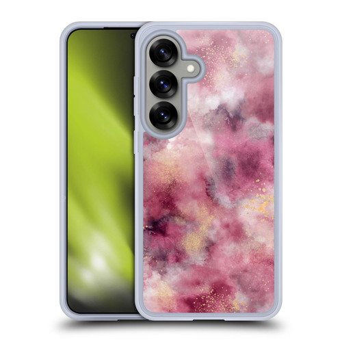 Ninola Colourful Patterns Pink Marble Soft Gel Case for Samsung Galaxy S25 & MagSafe