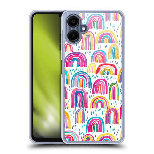 Ninola Patterns 4 Colourful Watercolour Rainbows Soft Gel Case for Samsung Galaxy A06 4G / 5G