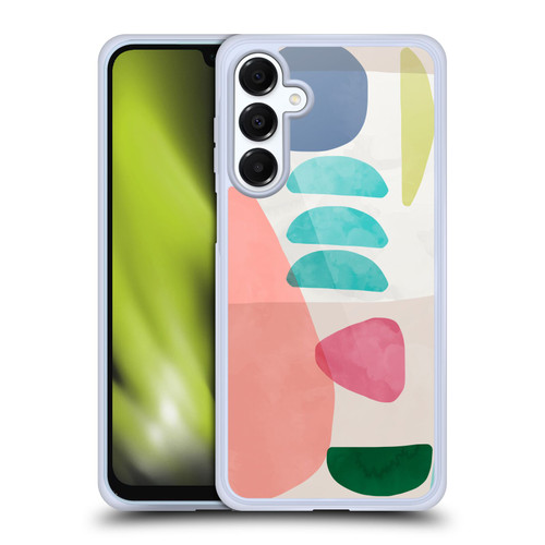 Ninola Watercolor Prints Organic Bold Shapes Soft Gel Case for Samsung Galaxy A16 5G & MagSafe