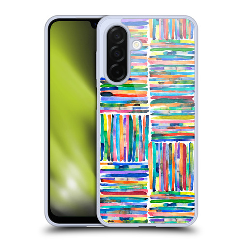 Ninola Patterns 4 Handpainted Stripes Multi Soft Gel Case for Samsung Galaxy A26 5G
