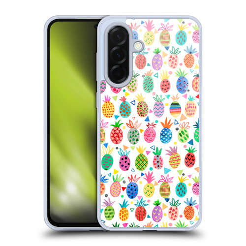 Ninola Mix Patterns Geometric Pineapples Soft Gel Case for Samsung Galaxy A36 5G
