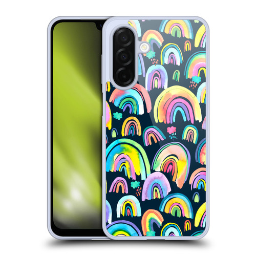 Ninola Patterns 4 New Rainbows Navy Multi Soft Gel Case for Samsung Galaxy A26 5G