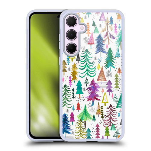 Ninola Patterns 4 Colourful Pines Soft Gel Case for Samsung Galaxy A35 5G