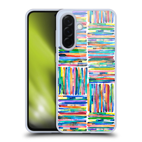 Ninola Patterns 4 Handpainted Stripes Multi Soft Gel Case for Samsung Galaxy A36 5G