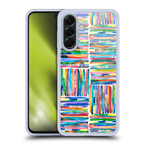 Ninola Patterns 4 Handpainted Stripes Multi Soft Gel Case for Samsung Galaxy A56 5G
