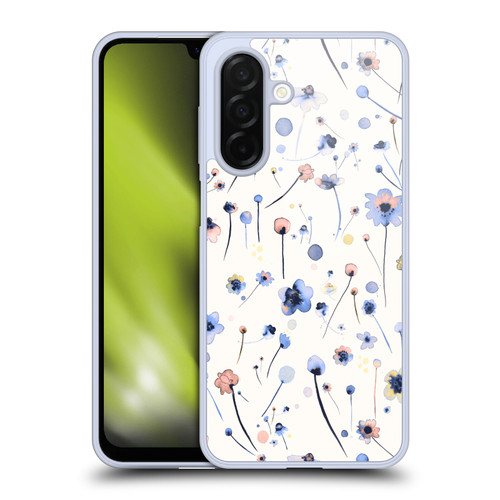 Ninola Floral Blue Soft Soft Gel Case for Samsung Galaxy A26 5G