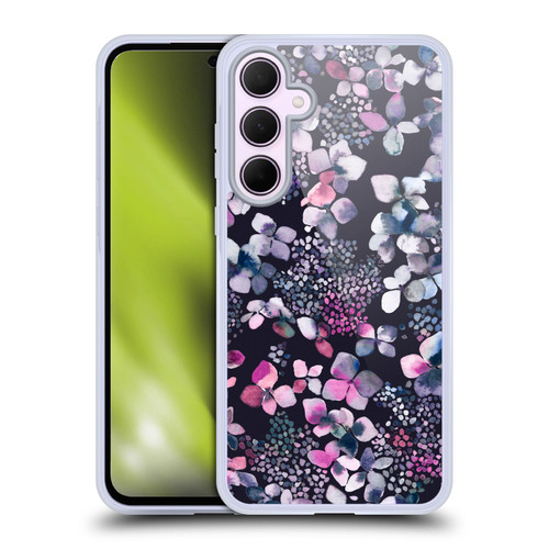 Ninola Floral Hydrangea Astronomical Soft Gel Case for Samsung Galaxy A35 5G