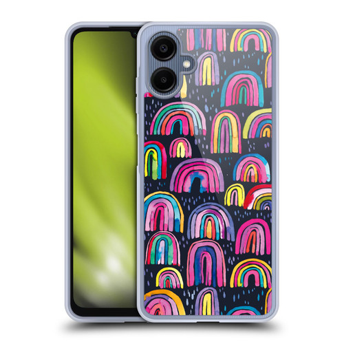Ninola Summer Patterns Rainbows Navy Soft Gel Case for Samsung Galaxy A06 4G / 5G