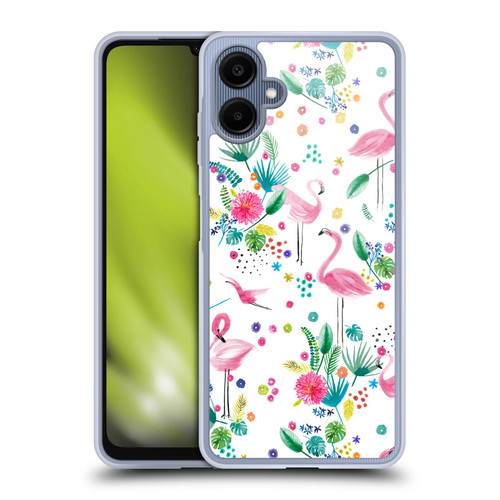 Ninola Summer Patterns Tropical Flamingo Soft Gel Case for Samsung Galaxy A06 4G / 5G