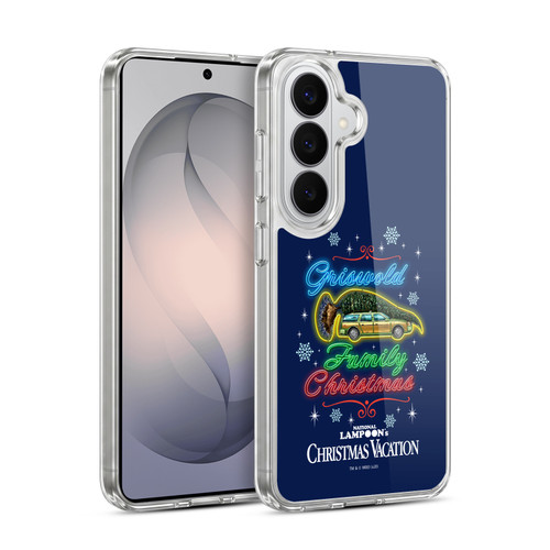 National Lampoon's Christmas Vacation Graphics Neon Lights Soft Gel Case for Samsung Galaxy S26 Plus