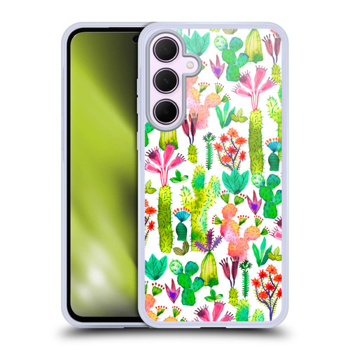 Ninola Summer Patterns Cacti Garden Soft Gel Case for Samsung Galaxy A35 5G