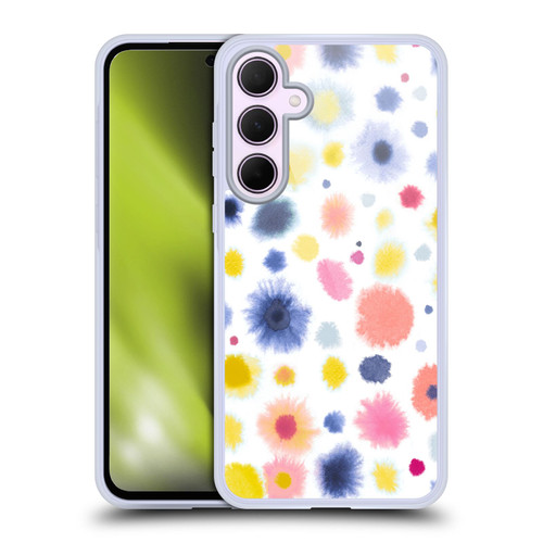Ninola Pattern Abstract Watercolor Dots Soft Gel Case for Samsung Galaxy A35 5G