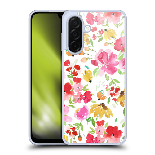 Ninola Spring Floral Flowers Red Soft Gel Case for Samsung Galaxy A26 5G