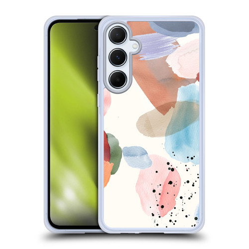 Ninola Pattern Abstract Pastel Soft Gel Case for Samsung Galaxy A55 5G