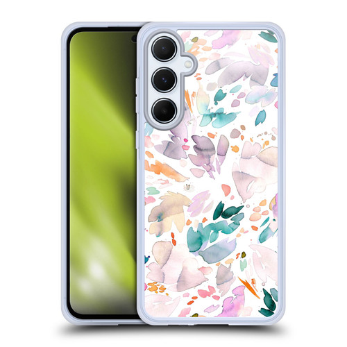 Ninola Pattern Abstract Petals Soft Gel Case for Samsung Galaxy A55 5G