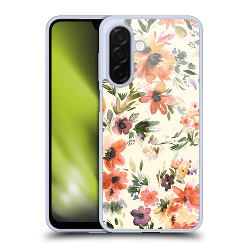Ninola Spring Floral Painterly Flowers Soft Gel Case for Samsung Galaxy A26 5G