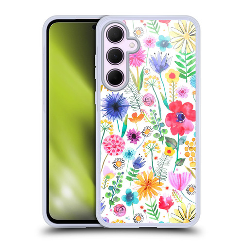 Ninola Spring Floral Flowers Garden Soft Gel Case for Samsung Galaxy A35 5G