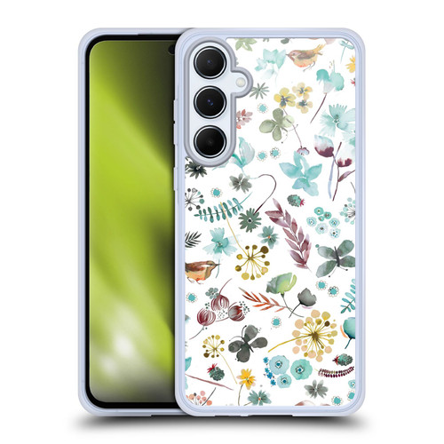 Ninola Spring Floral Butterfly Nature Soft Gel Case for Samsung Galaxy A55 5G