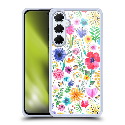 Ninola Spring Floral Flowers Garden Soft Gel Case for Samsung Galaxy A55 5G