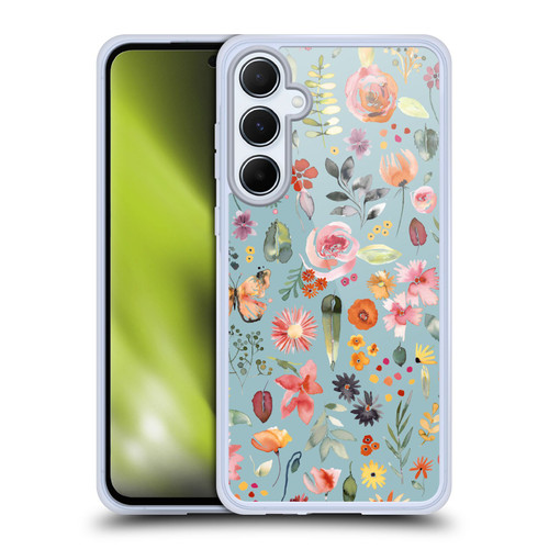 Ninola Spring Floral Nature Soft Gel Case for Samsung Galaxy A55 5G