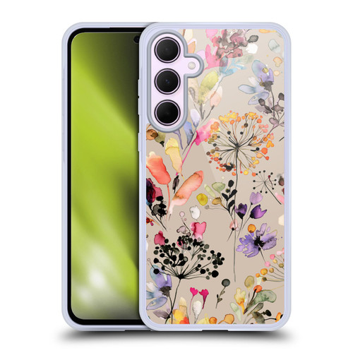 Ninola Wild Grasses Beige Soft Gel Case for Samsung Galaxy A35 5G