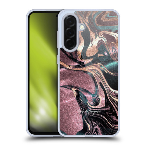 Nature Magick Luxe Gold Marble Metallic Bronze Soft Gel Case for Samsung Galaxy A36 5G