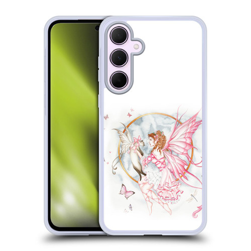 Nene Thomas Fairies The Gift Pink With Cat Soft Gel Case for Samsung Galaxy A35 5G