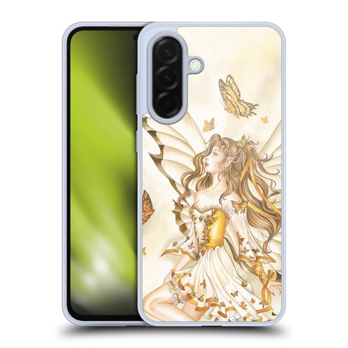 Nene Thomas Fairies Rhapsody In Gold Butterflies Soft Gel Case for Samsung Galaxy A36 5G
