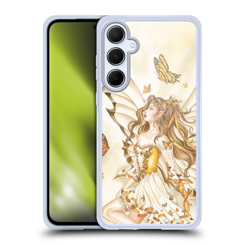 Nene Thomas Fairies Rhapsody In Gold Butterflies Soft Gel Case for Samsung Galaxy A55 5G