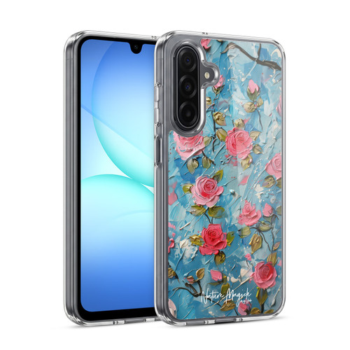 Nature Magick Paint Blobs Roses Soft Gel Case for Samsung Galaxy A17 4G / 5G